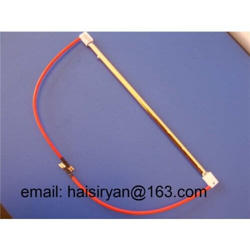 Customized 350w 1000mm far Single tube Electric halogen IR quartz glass heater lights