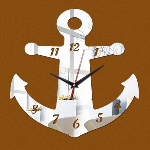 New top wall clocks horloge watch 3d diy acrylic mirror home decoration living room abstract quartz stickers