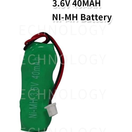 1PCS/lot Original New KX 3.6V 40mAh Ni-MH Rechargeable Button Cell Battery Pack Ni MH Batteries With two wires Free Shipping