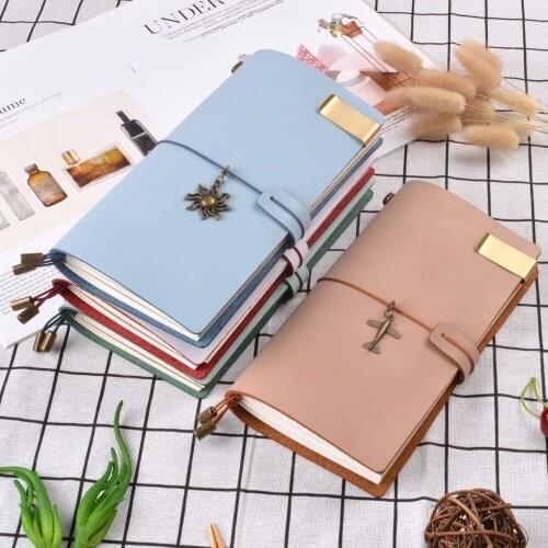 Handnote Genuine n05 With 3 Inserts PVC Portable Work Travel Pure Fresh Style n22 Diary Notebook Diary