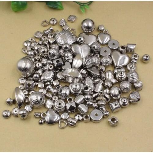 50g/lot mixed style CCB Plastic Beads Size approx 8mm-35mm K05283
