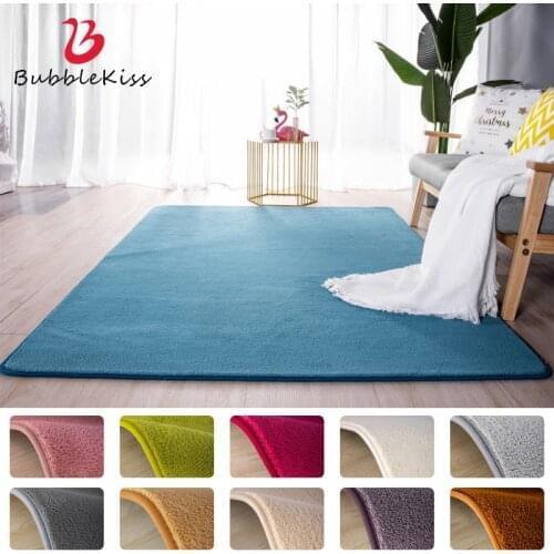 Bubble Kiss Plush Carpets For Living Room Home Decor Rugs Thicker Pile Bedroom Rug Salon Decoration Floor Mat Useful Bath Mat