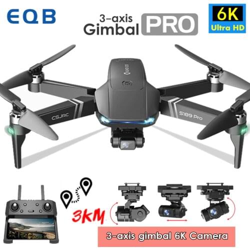 LOAR Professional GPS with 3 Axis Gimbal Anti-Shake 4K 6K HD Camera Drone 5G WiFi RC Foldable Brushless Quadcopter FPV RC Dron