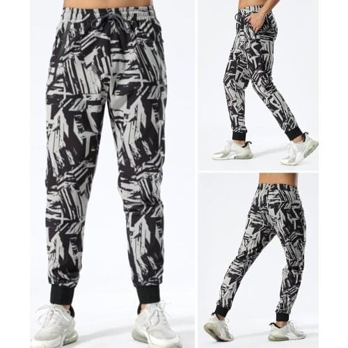 Size Casual Thin Breathable Ankle Tie Drawstring Long Pants Running Sports Sweatpants trousers Long Pants Running Sports Sweatpa