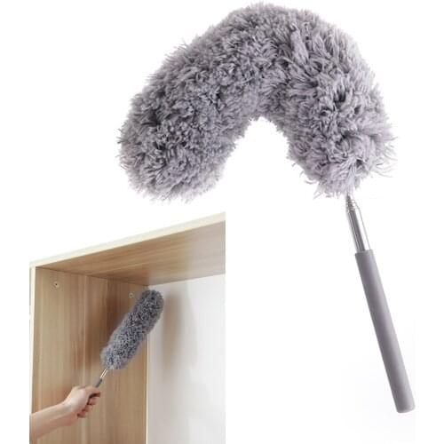 1.4m Adjustable Duster Microfiber Dust Cleaner Extendable Anti Dusting Brush Car Furniture Air-Conditioner Household Cleaning