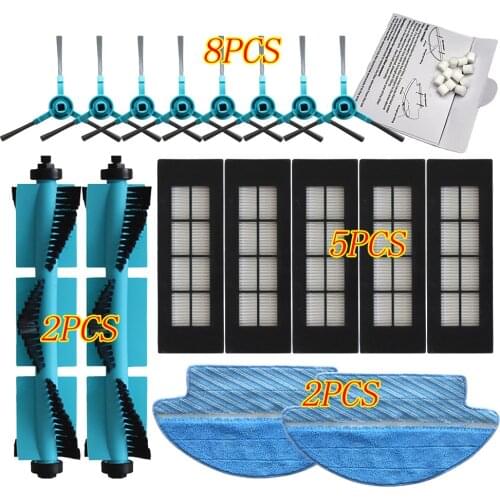 Roller Main Roller Side Brush Hepa Air Filter Mop Cloth for Cecotec Conga 3090 Robot Vacuum Cleaner Replacement Parts