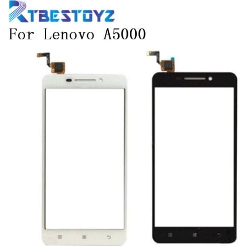 RTBESTOYZ Mobile Phone Touch Panel Sensor For Lenovo A5000 Touch Screen Digitizer Panle Front Glass Lens Touchscreen