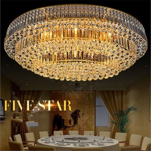 Modern Crystal Chain LED Art Deco Ceiling Lamp Ellipse Egg Shape Gold Luxury 7 Colors E14 Light Hall Sittingroom Bedroom Lamp