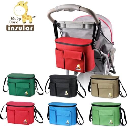 New Arrival Thermal Insulation Bags For Baby Strollers Waterproof Baby Diaper Changing Bags