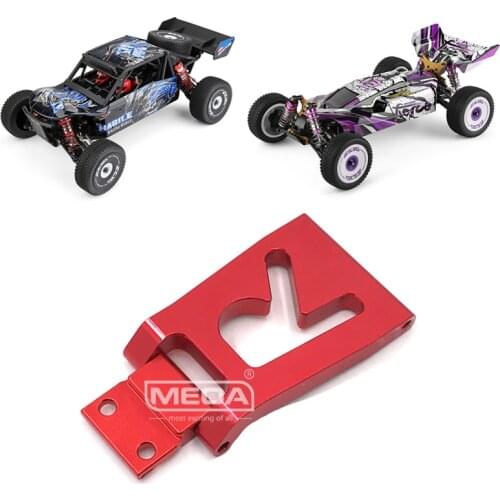 WLtoys RC Car Spare Parts 4WD 124018 124019 Upgraded Metal Red Tail Anti-Collision Board Assembly 1/12 Accessories