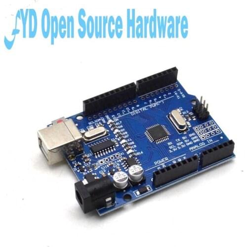 UNO R3 CH340G Mega328P For UNO Module + USB Cable + Case UNO R3 Development Board Electronic DIY Kit Integrated Circuit