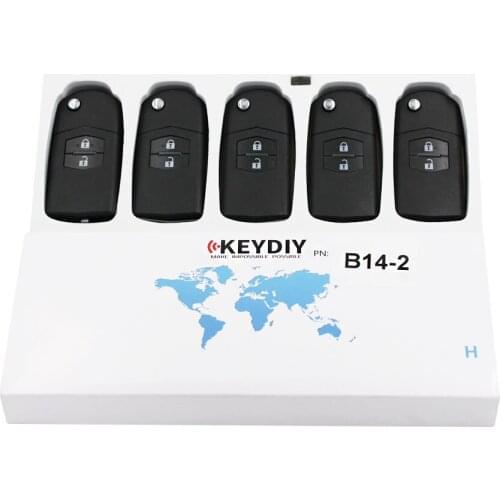 5pcs KEYDIY KD900 B Series Remote Control KD B14-2 Key for KD900+ Key Programmer URG200 Machine