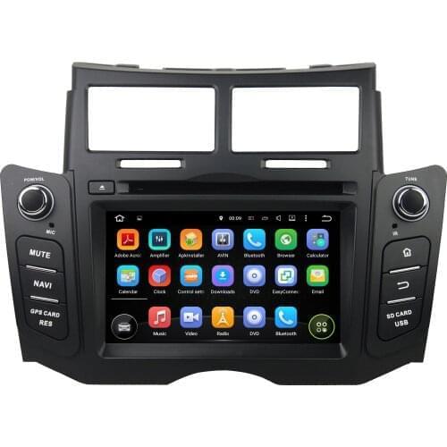 6.2" Android 10.0 PX6 Car Multimedia Player For Toyota YARIS 2005-2011 Car Stereo 6 Core Audio Navigation DSP DVD Player 4+64G