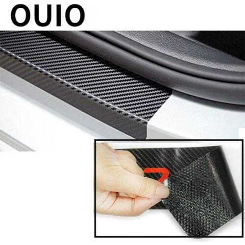 Auto carbon fiber scratch strip protection pad exterior for Acura Chevrolet Cruze Aveo Peugeot 307 308 Seat Leon Mazda 3 6 CX-5