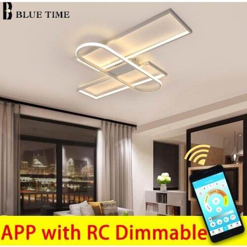 White&Black Modern Led Ceiling Light for Living room Bedroom Dining room Kitchen Decoration Ceiling lamp Fixtures Lamp 110v 220v