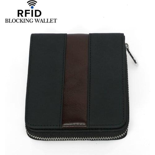 1 Piece Cowhide Brand Men Wallet Genuine Leather Short Coin Purse Fashion Zipper Wallet For Male With Card Holder Photo Holder