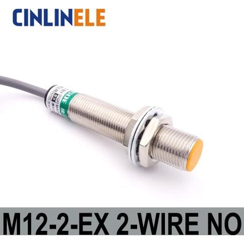 M12 LJ12A3-2-Z/EX 4mm 6V-36V induction DC 2 WIRE NO metal sensor inductive proximity Screen shield type LJ8A3 sensor switch