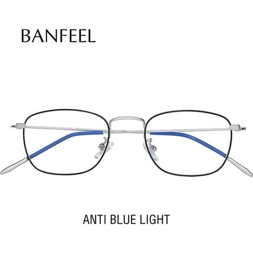 Anti Blue Light Optical Frame Men Anti Radiation Computer Eyeglasses Gaming Glasses 2020 Square Anti Glare Goggles Eyewear