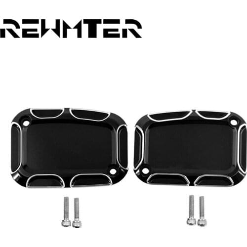 Motorcycle Brake Master Cylinder Cover For Harley Touring Road King Ultra Tri Street Glide Electra Street V-Rod Night Rod 2017