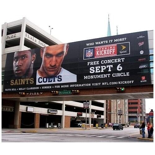 Custom Outdoor Advertising Banner with full color printing.16OZ,free shipping can sent your file to my mail