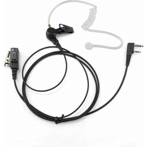 New 2 -Wire Surveillance Earpiece For Icom Ic -F1000d Ic -F2000d Ic -F43 Portable Radio