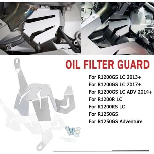 NEW Adventure Motorcycle Accessories For BMW R1250GS R 1250 GS Oil Filter Guard Protector Cover R1200GS R 1200 GS G1200RS / R