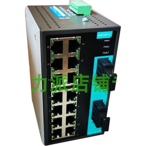 New Original Spot Photo For MOXA EDS-316-SS-SC Unmanaged Industrial Ethernet Switch Single Mode