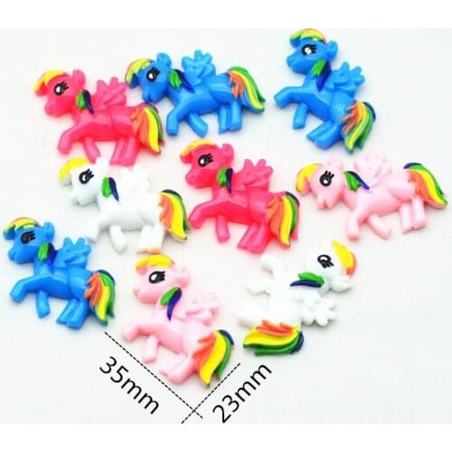 35mmX23mm Resin Flatback Pony Horse|Flatback Miniatures|Pony-Unicorn Miniatures