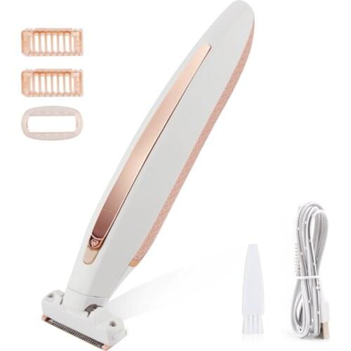 Portable USB Rechargeable Hair Remover Epilator for Men & Women Facial Body