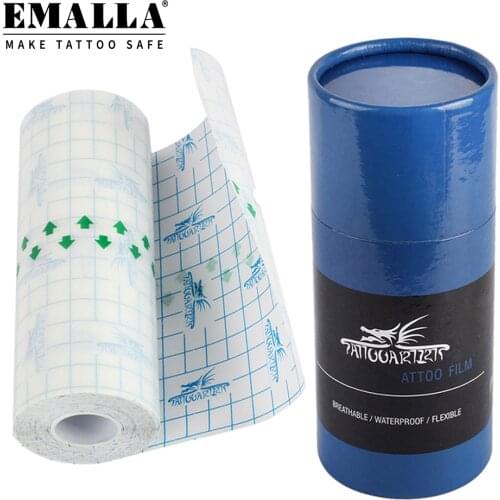 Professional 10M Protective Breathable Tattoo Film After Care Tattoo Bandage Solution for Tattoos Protective Tattoo Accessories