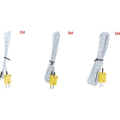 1pcs Wire Temperature Test K-type TP-01 Thermo Sensor Probe For TM-902C TES-1310