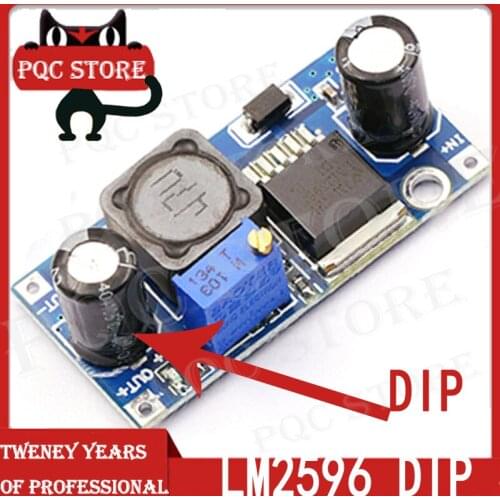 50PCS LM2596 LM2596S DC-DC adjustable step-down power Supply module