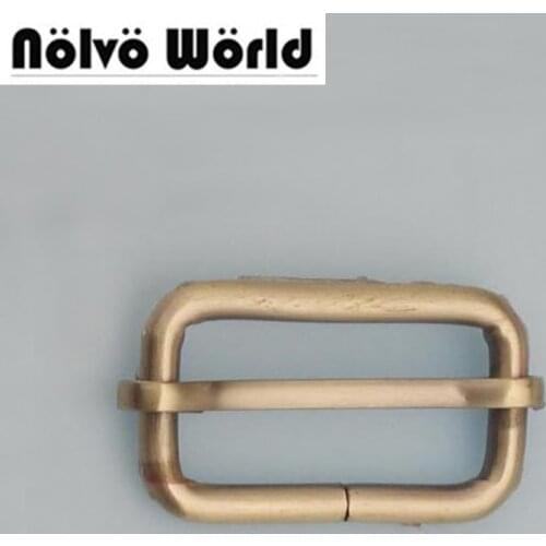 50pcs Non-welded 32mm (1 1/4") buckle alloy rectangular slider buckle adjustment buckles,Slider Tri-glide Sewing Materials