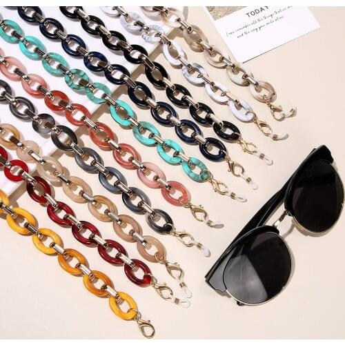 Acrylic Sunglasses Eyeglasses Chain Mask Holder Lanyard Women Men Anti-lost Earphone Necklace Punk Strap Dropshipping Wholesale