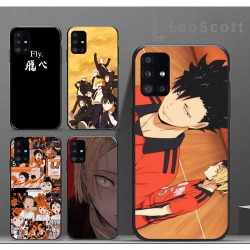 Anime volleyball boy Phone Case For Samsung A40 A31 A50 A51 A71 A20E A20S S8 S9 S10 S20 Plus note 20 ultra