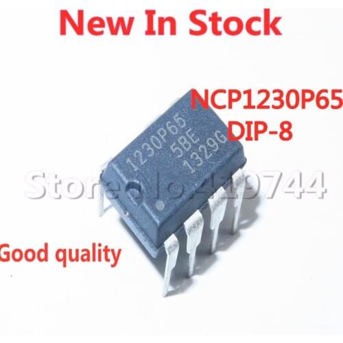 5PCS/LOT 1230P65 NCP1230P65 DIP-8 power management chip In Stock NEW original IC
