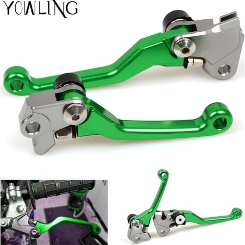 CNC Pivot Brake Clutch Levers for Kawasaki KX65 2000-2016 KX80 KX85 1998-2016 KX125 1990-2005 KX250 1990-2004 KX250F KX450F