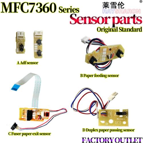 2Set ADF Sensor For Use in Brother 7180 7080 2260 2560 7380 7480 7880 2320 2360 2520 2540 2700 2720 For Lenovo 7605 7405 7615