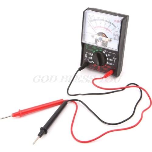 DC/AC 1000V Voltmeter 250mA Ammeter 1K Resistance Meter Analog Multimeter Tool Drop Shipping