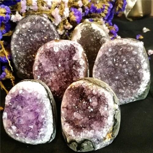 Hot natural quart crystal cluster chakra amethyst geode amethyst cluster for home decor