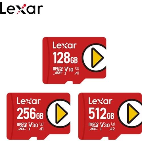 Original Lexar Play Micro SD SDXC 256GB 512GB V30 TF Card High Speed Trans Flash Memory Card Microsd For Phone/Tablet