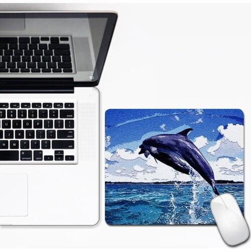 Cartoon Whale Mouse pad 30x25cm Cute Locking Edge Anime Mousepad Small Size Office Laptop mat Notebook pc accessories