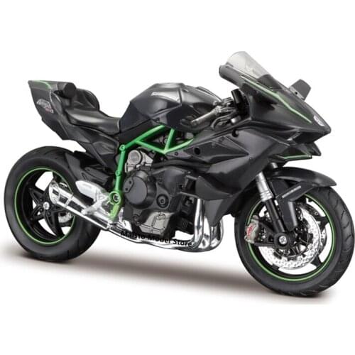 Maisto 1:12 Kawasaki Ninja H2 R Motorcycle Assembly seale model kits of the hottest bikes Motorcycle model collection gift toy