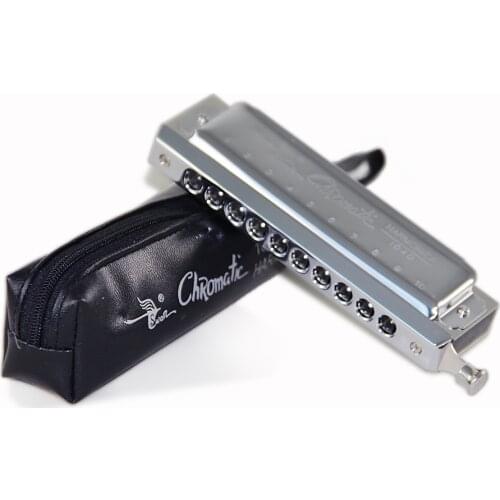 MUKU New Harmonica SWAN Chromatic Blues Harmonica C Key w 10 Holes 40 Tone