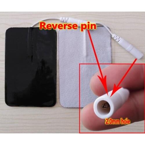 400pcs New Reverse pin Replacement Pads electrodes pad for Tens Unit XY--MK-A SHOCK Electrical stimulation MASTER 6*9CM
