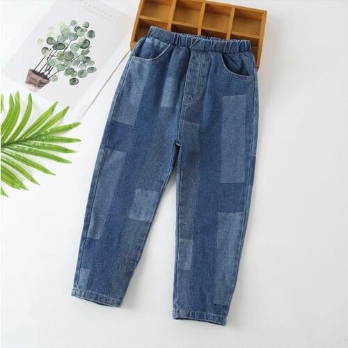 New jeans for boys and girls in autumn 2021 boys clothes kids winter clothes kids clothes boys 8 to 12