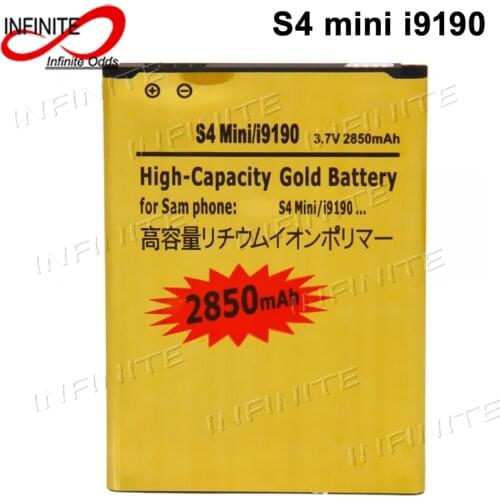 2850mAh New Gold Battery For Samsung Galaxy S4 Mini i9190 GT-I9190 i9198