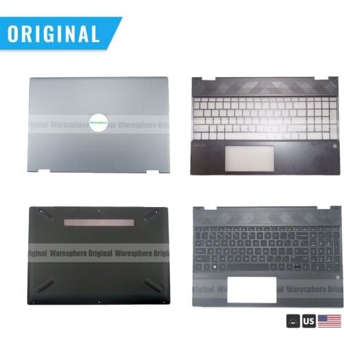 New Original Palmrest for HP X360 15-CR 15T-CR000 15-15-cr0000TU Upper Case with Keyboard LCD Back Cover Bottom Base L20848-001