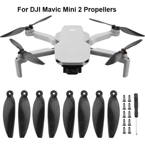 4726F Carbon Fiber Propellers For DJI Mavic Mini 2 Low Noise Props Blade Replacement Wing Fans for Mavic Mini 2 Drone Accessory