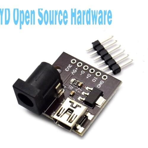 Mini USB 5V Socket USB Power Supply Interface AMS1117 3.3V DC Power Jack